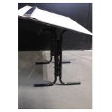 Mayline Mobile-D Adjustable Drafting Table with Black Metal Base