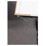 Mayline Mobile-D Adjustable Drafting Table with Black Metal Base