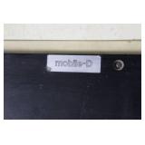 Mayline Mobile-D Adjustable Drafting Table with Black Metal Base