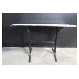 Mayline Mobile-D Adjustable Drafting Table with Black Metal Base