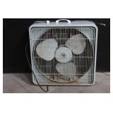 AMC Vintage Metal Box Fan with Handle