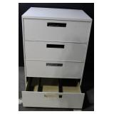 Metal 4-Drawer Storage Cabinet with Built-In Dividers