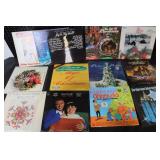 Collection of 12 Vintage Christmas Vinyl Records