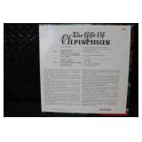 Collection of 12 Vintage Christmas Vinyl Records