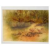 LLSTR - Framed Gerald Korte Original Watercolor Landscape