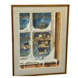 LLSTR - Framed Original Watercolor by Gerald Korte