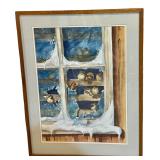 LLSTR - Framed Original Watercolor by Gerald Korte