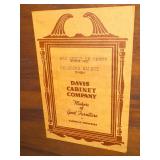 LLBR - Vintage Davis Cabinet Company Chambord Walnut Chest on Chest