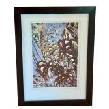 Framed David Matthew Photographic Print of Pheasant Feathers