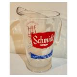 LLSTR - Vintage Schmidt Beer Stiftungsfest Glass Pitcher