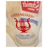 LLSTR - Vintage Schmidt Beer Stiftungsfest Glass Pitcher