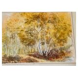 Framed Original Watercolor by Gerald Korte