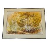 Framed Original Watercolor by Gerald Korte