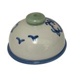 PTRY - M.A. Hadley Domed Covered Cheese or Butter Dish with Cow Design