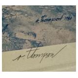 LLSTR - Framed Limited Edition Print New Fallen Snow by Richard Thompson