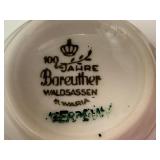 PTRY - Vintage Bareuther Bavaria Demitasse Tea Set, German Porcelain, 13 Pieces