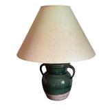 LLBR - Ceramic Table Lamp with Dual Handles and Shade