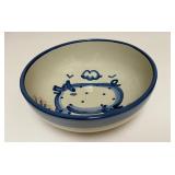 PTRY - M.A. Hadley Pottery Bowl Country Pig