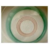 PTRY - M.A Hadley Pottery Lidded Dish with Pig Motif 10.5 x 6 Inches