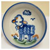 PTRY - Set of 4 M.A. Hadley Pottery Bowls with Animal Motifs