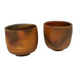 PTRY - Pair of Richard Bresnahan Wood-Fired Pottery Cups