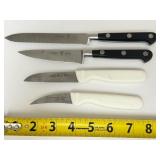 PTRY - Set of 4 Assorted Wüsthof and Henckels Kitchen Knives