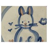 PTRY - Set of 3 M.A. Hadley Pottery 11-Inch Animal Motif Dinner Plates