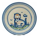 PTRY - Set of 3 M.A. Hadley Pottery 11-Inch Animal Motif Dinner Plates