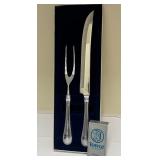 PTRY - Towle Silversmiths 2-Piece Carving Set with Storage Box