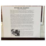 LLSTR - Richard Thompson Sugar Maple Signed Lithograph Professionally Framed