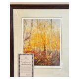 LLSTR - Richard Thompson Sugar Maple Signed Lithograph Professionally Framed