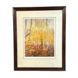 LLSTR - Richard Thompson Sugar Maple Signed Lithograph Professionally Framed