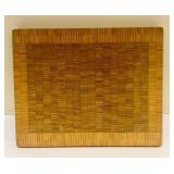 PTRY - 15" x 12" End Grain Wood Cutting Board, 1.5" Thick