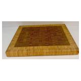 PTRY - 15" x 12" End Grain Wood Cutting Board, 1.5" Thick