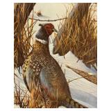 LLSTR - Pair of Framed Limited Edition Pheasant Prints by Kevin Daniel and Terry Redlin