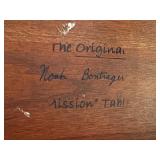 DR - Handcrafted Amish Mission Dining Table by Noah Bontrager with 8 Chairs