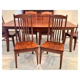 DR - Handcrafted Amish Mission Dining Table by Noah Bontrager with 8 Chairs