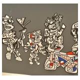 MBR - Jean Dubuffet 1974 Art Poster "Le Libre Échange" - Museum of Art Carnegie Institute Pittsburgh