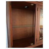 DR - Lighted Solid Wood China Hutch Buffet Cabinet