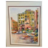MBR - Original Framed Rose Edin Watercolor
