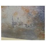 MBR - Original Framed Rose Edin Watercolor