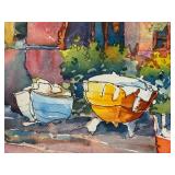 MBR - Original Framed Rose Edin Watercolor