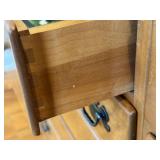 K - Ethan Allen Early American Maple and Birch Hutch and Dresser Set