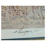 LL - Richard Thompson Signed Limited Edition Print Les Canadiens
