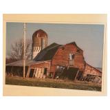 LL - Set of 2 Framed Farm Photography Prints by David Mathew, Signed