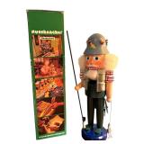 D - Vintage Erzgebirge Nutcracker Angler 1975 with Box