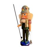 D - Vintage Erzgebirge Nutcracker Angler 1975 with Box