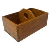 PTRY - Vintage Wooden Yeast Crate with Center Divider