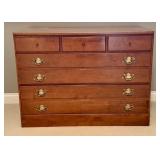 MBR - Vintage Ethan Allen Vintage 3-Drawer Dresser with Brass Pulls
