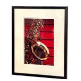 LR - David Matthew Signed Framed Saxophone Photograph